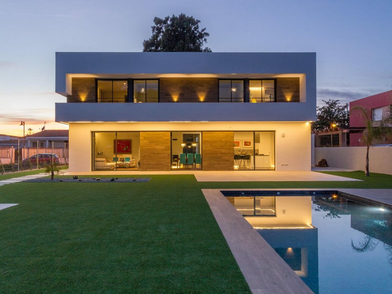 vista exterior Los Pinos